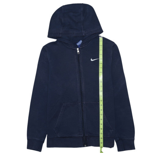 Nike Boys Blue Full Zip Hoodie XL 15-16 Years Fleece Sportswear
