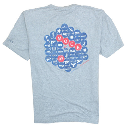 Nautica Men's Grey XL Sailing Graphic Cotton T-Shirt