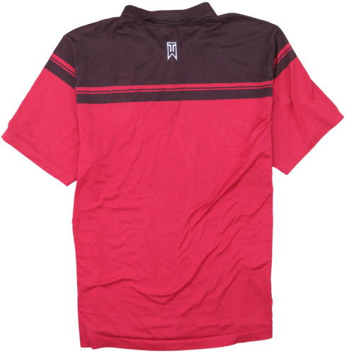 Nike Tiger Woods Men’s Red & Maroon Dri-Fit Polo Shirt XL
