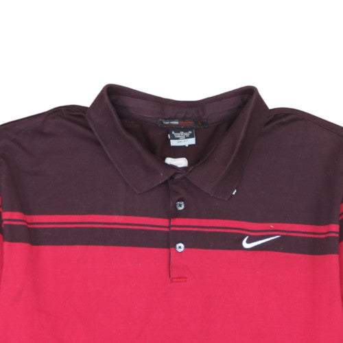 Nike Tiger Woods Men’s Red & Maroon Dri-Fit Polo Shirt XL