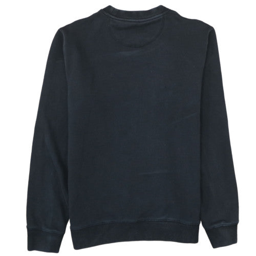 Diesel Mens Black Medium Crew Neck Pullover Sweatshirt