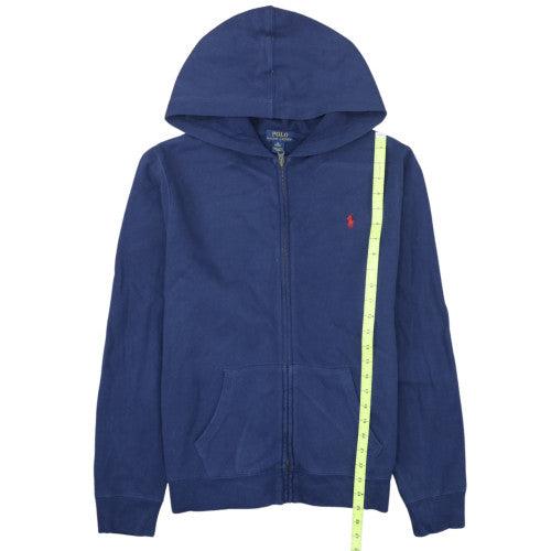 Ralph Lauren Boys Blue Full Zip Hoodie Sweatshirt XL (18-20 Years)