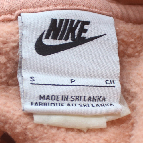 Nike Women’s Pink Pullover Hoodie Small Fleece Lined Casual