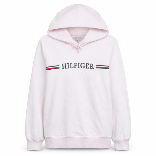 Tommy Hilfiger Womens Light Pink Pullover Hoodie Small