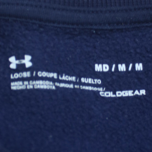 Under Armour Men's Blue Medium Crew Neck Pullover Sweatshirt