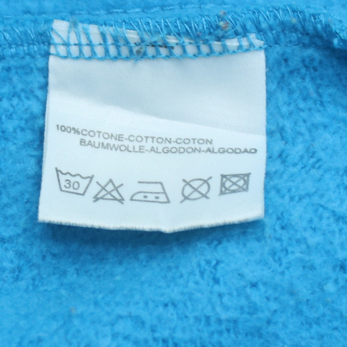 Adidas Womens Blue Cotton Full Zip Track Jacket Size M