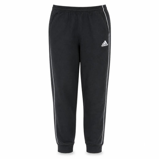 Front view of Adidas Men's Black Jogger Trousers, size M, Regular Fit Sportswear