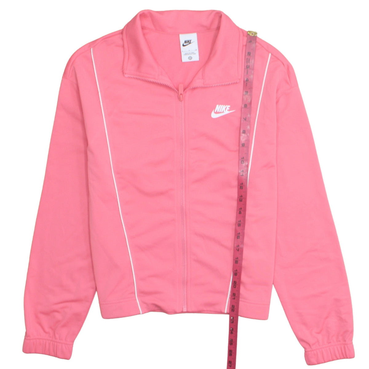 Nike Women's Pink Track Jacket S Full Zip Lightweight Activewear