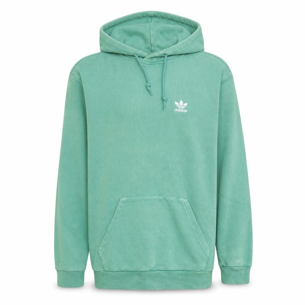 Adidas Men’s Green Pullover Hoodie Size S Regular Fit Fleece
