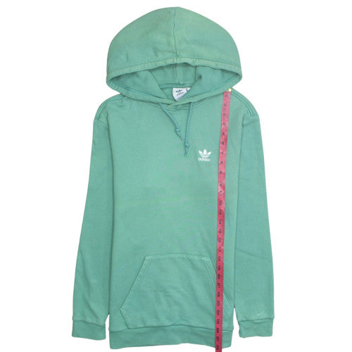 Adidas Men’s Green Pullover Hoodie Size S Regular Fit Fleece