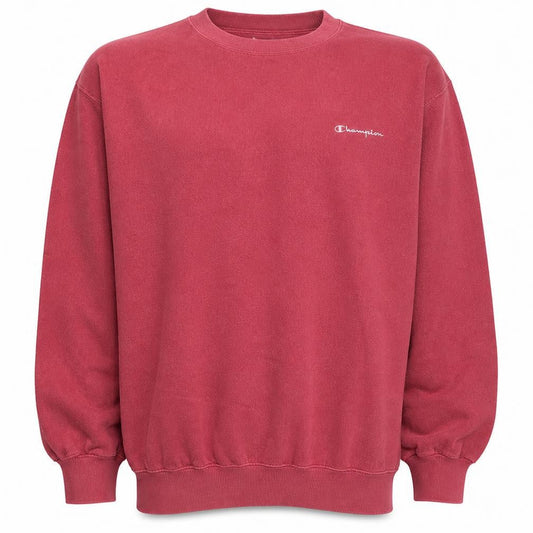 Champion Men's Red 2XL Pullover Fleece Sweatshirt Logo Crew Neck