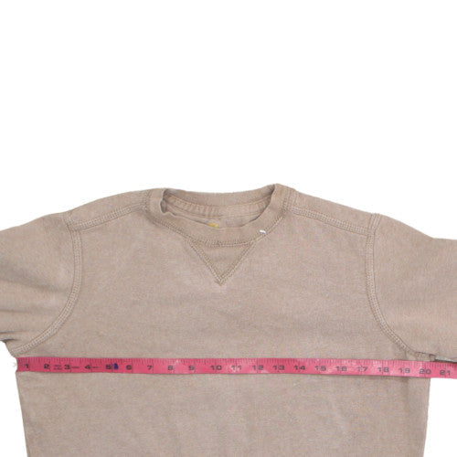 Carhartt Womens Beige Pullover Sweatshirt XS Cotton Blend Casual