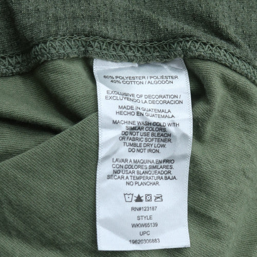 Wrangler Workwear Men's Green 2XL Crew Neck Short Sleeve T-Shirt