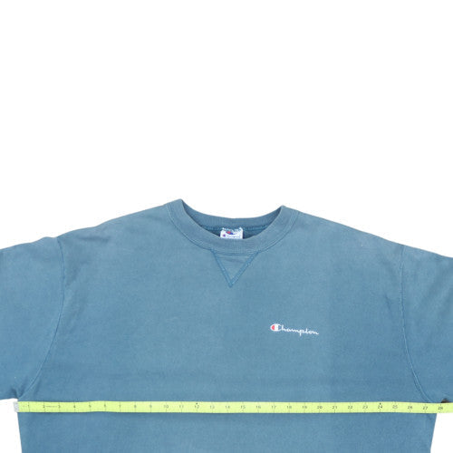 Champion Men’s Blue XXL Crew Neck Pullover Sweatshirt