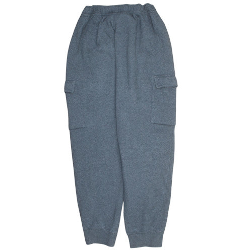 Nike Men Grey L Cargo Jogger Sweatpants Cotton Blend
