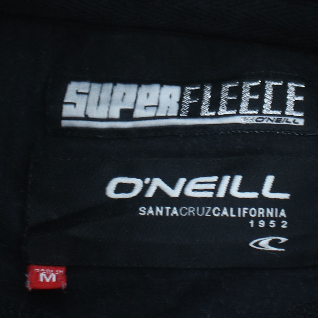 O’Neill Men’s Black Superfleece Full Zip Sweatshirt Medium