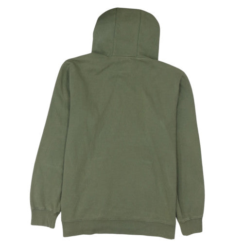 Quiksilver Men's Green Pullover Hoodie XL Fleece Logo Casual
