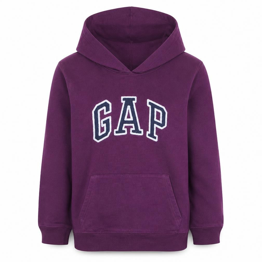 Gap Womens Purple Pullover Hoodie Large Cotton Blend Casual