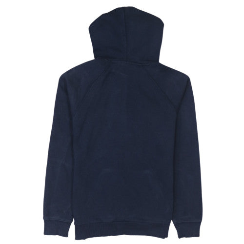 Adidas Mens Blue XS Pullover Hoodie with Trefoil Logo