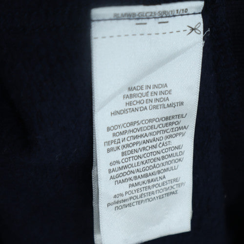 Polo Ralph Lauren Men's Blue Full Zip Hoodie Size L