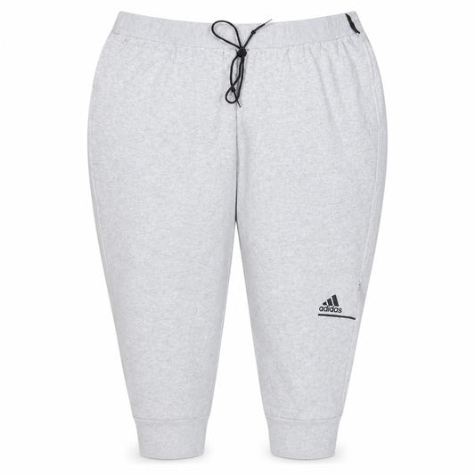 Adidas Women's Grey 3XL Jogger Trousers with Drawstring Waist