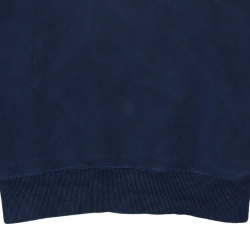 Ellesse Men's Blue 2XL Pullover Sweatshirt Crew Neck Logo Fleece