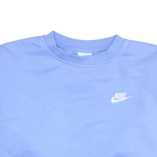 Nike Boys Blue XL Pullover Fleece Sweatshirt Crew Neck Logo Jumper