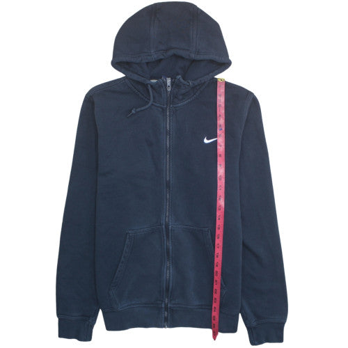 Nike Men's Blue Full Zip Fleece Hoodie Size L Regular Fit