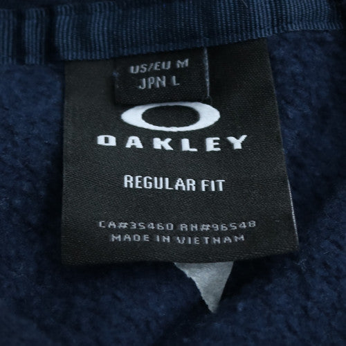 Oakley Men's Blue Pullover Hoodie L Regular Fit Fleece Sweatshirt