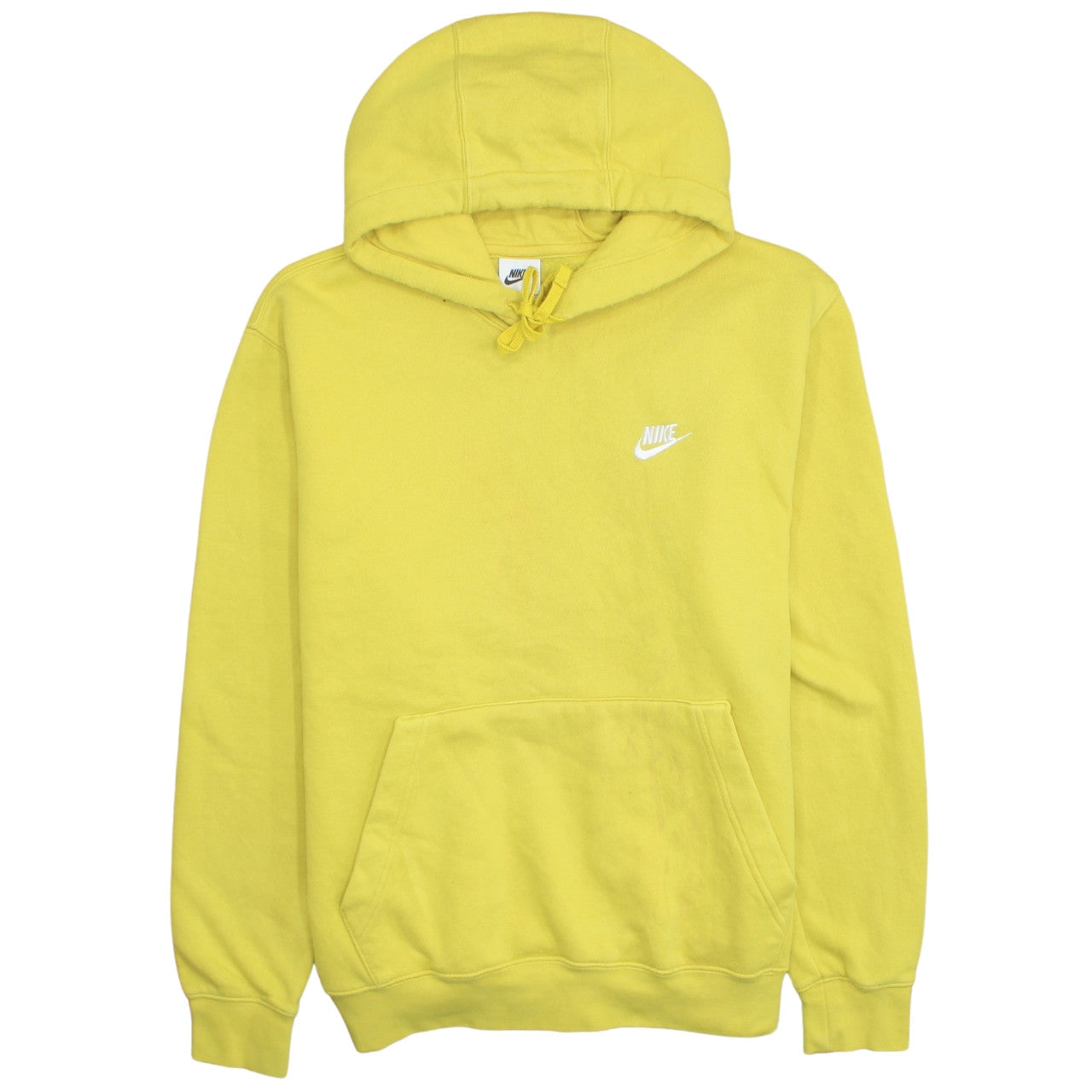 Nike Men’s Yellow Pullover Hoodie XL Fleece Sweatshirt
