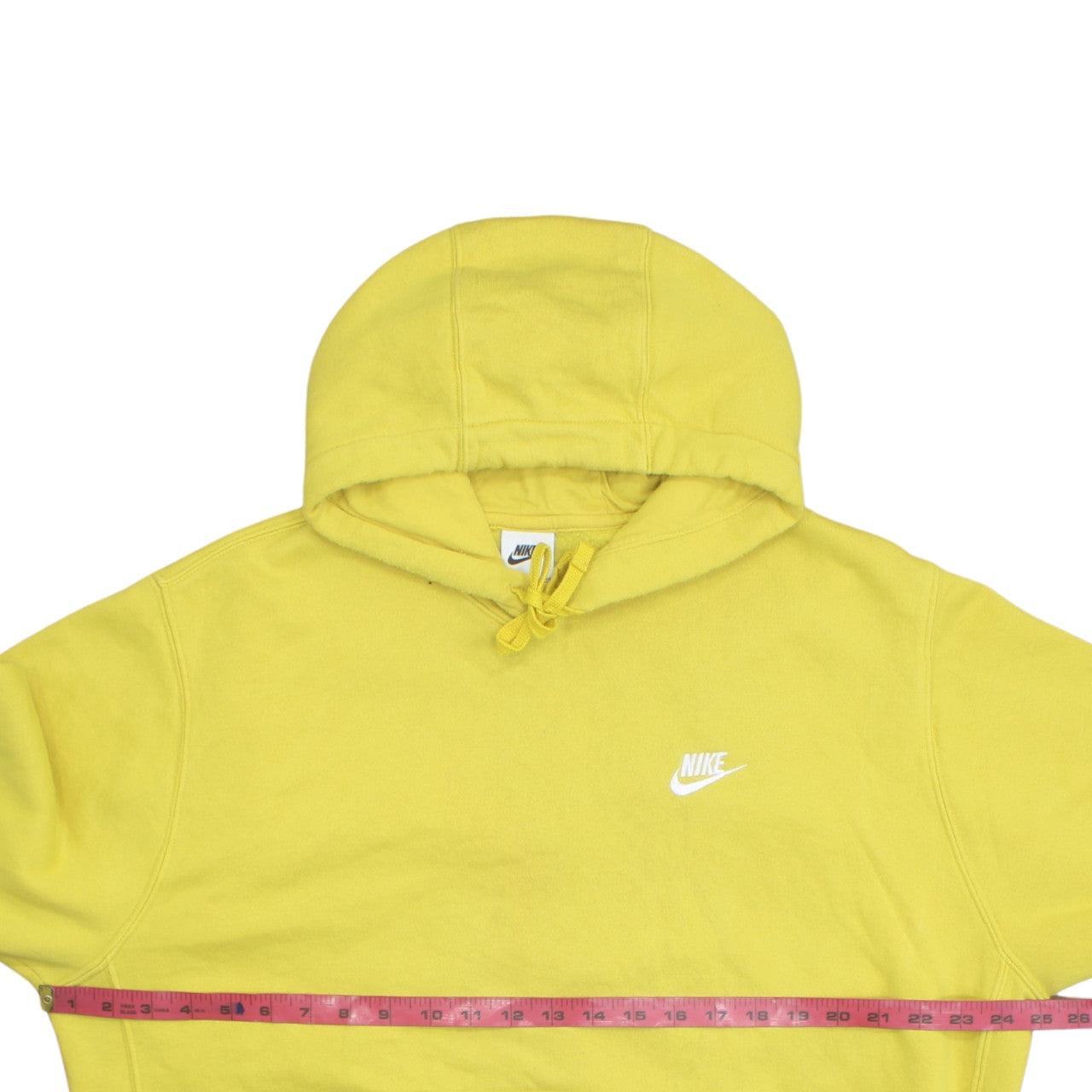 Nike Men’s Yellow Pullover Hoodie XL Fleece Sweatshirt