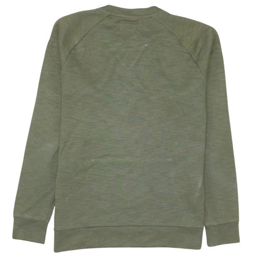 Nike Men's Green M Pullover Crew Neck Logo Sweatshirt