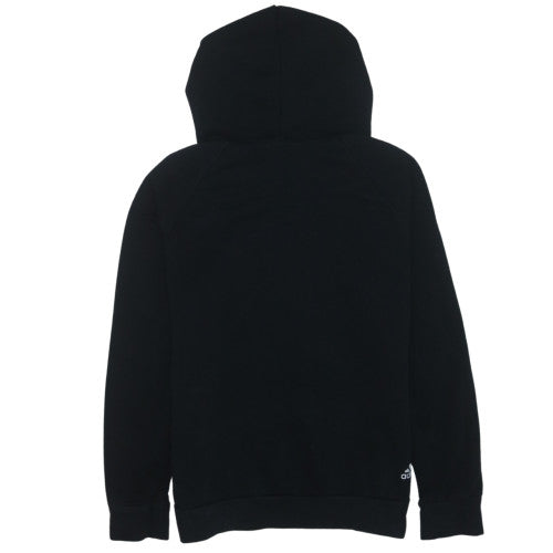 Adidas Womens Black Pullover Hoodie Large Logo Graphic Sweatshirt L