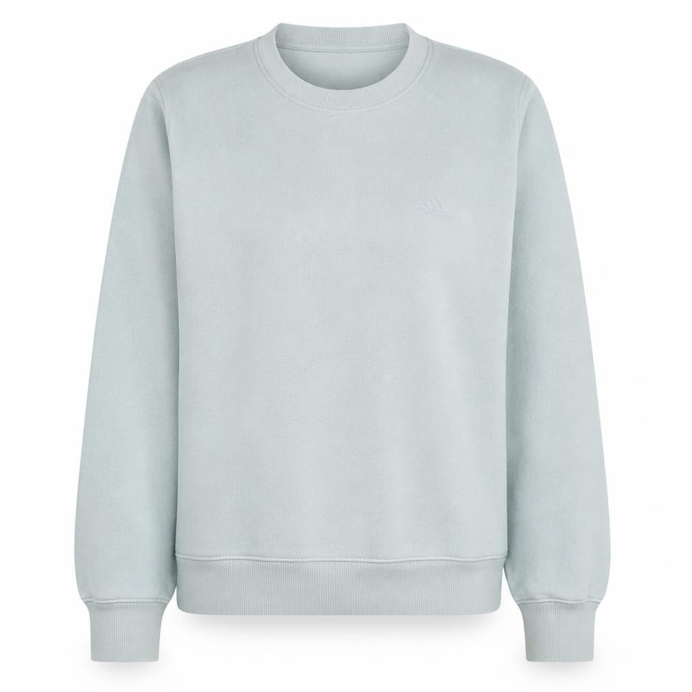 Adidas Women’s Light Blue Crew Neck Pullover Sweatshirt Size 14