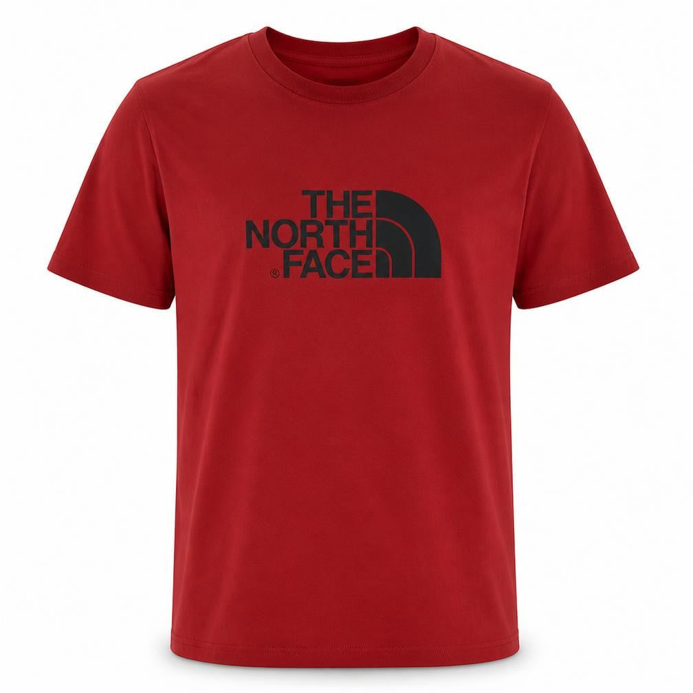 The North Face Men's Red Cotton Crew Neck T-Shirt M