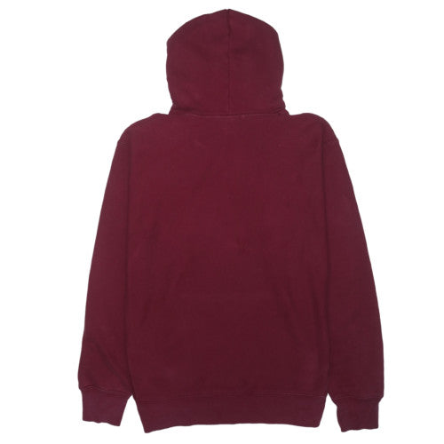 Champion Men's Red Pullover Hoodie L Regular Reverse Weave