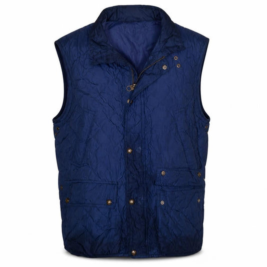 Ralph Lauren Men's Blue Quilted Waistcoat M Padded Casual Outdoor