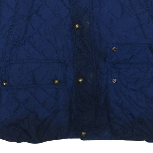 Ralph Lauren Men's Blue Quilted Waistcoat M Padded Casual Outdoor