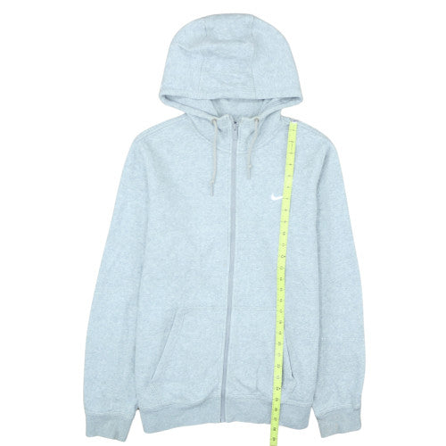 Nike Men's Grey Full Zip Hoodie Size L Fleece Sportswear