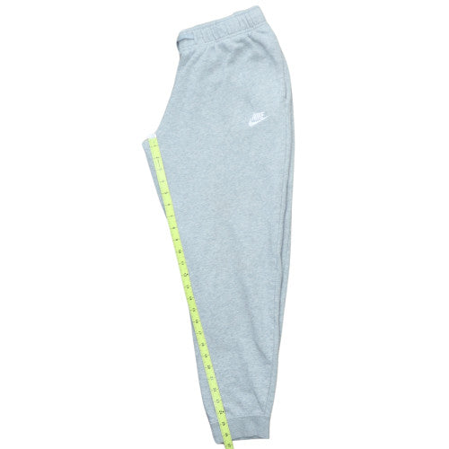 Nike Men's Grey Fleece Cuffed Sweatpants M Regular Fit
