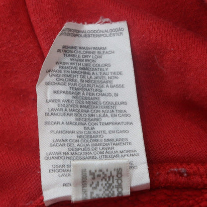 Additional view of Adidas Men's Red Pullover Hoodie Fleece Medium Regular Fit