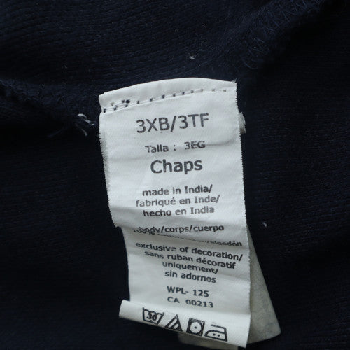 Chaps Men's Blue 3XL Big & Tall Cotton Polo Shirt