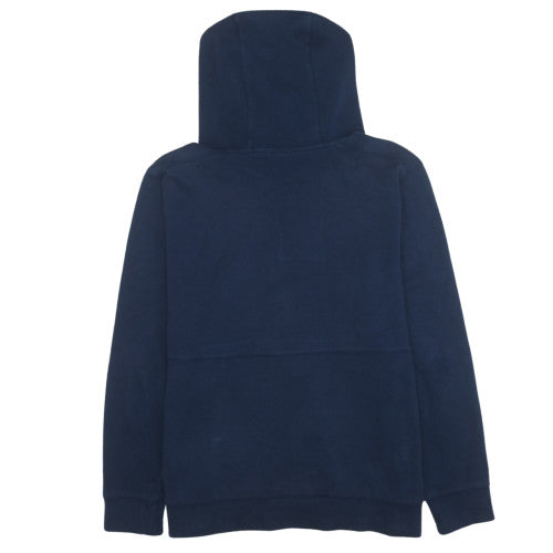 Umbro Men Blue Ireland Pullover Hoodie L Sports Fleece Sweatshirt