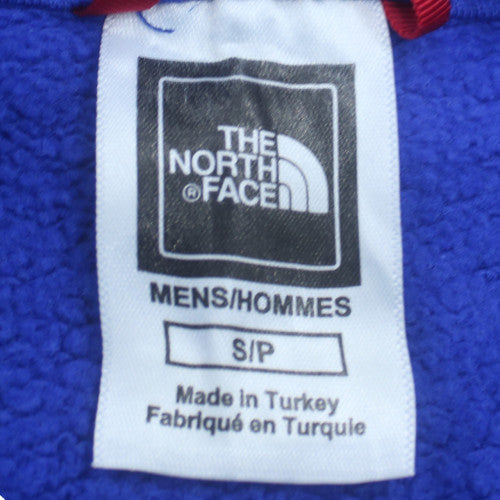 The North Face Men's Blue Pullover Hoodie Size S Cotton Outdoor Sweatshirt