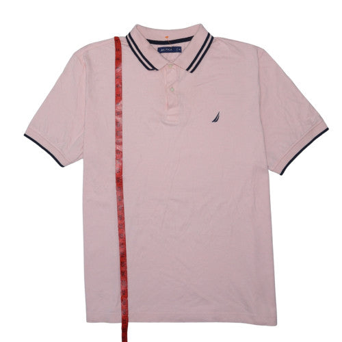 Nautica Men's Pink Short Sleeve Classic Fit Polo Shirt XXL