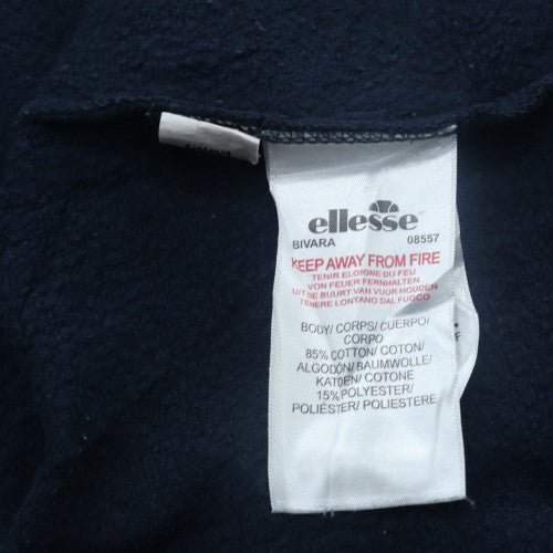 Ellesse Mens Navy Blue Crew Neck Sweatshirt XXL Classic Logo