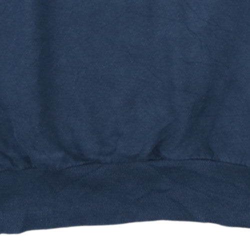 Ellesse Mens Navy Blue Crew Neck Sweatshirt XXL Classic Logo