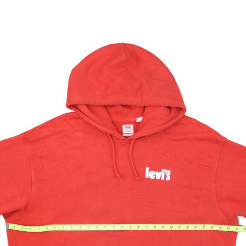 Levi's Men's Red Relaxed Fit Pullover Hoodie XXL