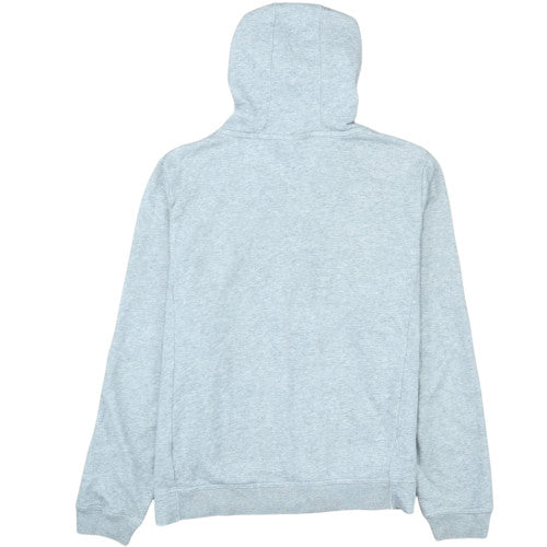 Nike Women Grey Full Zip Hoodie L - Classic Hooded Sweatshirt