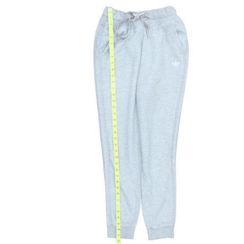 adidas Womens Grey Jogger Sweatpants Size 12 Regular Fit